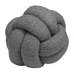 Furn. Boucle Knot Round Cushion 8 Furn. Boucle Knot Round Cushion -Home Luxe Studio 30878006