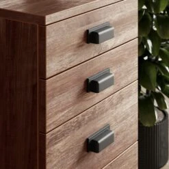 Fulton 4 Drawers Storage Unit, Pine -Home Luxe Studio 30878037 alt02