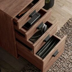 Fulton 4 Drawers Storage Unit, Pine -Home Luxe Studio 30878037 alt03