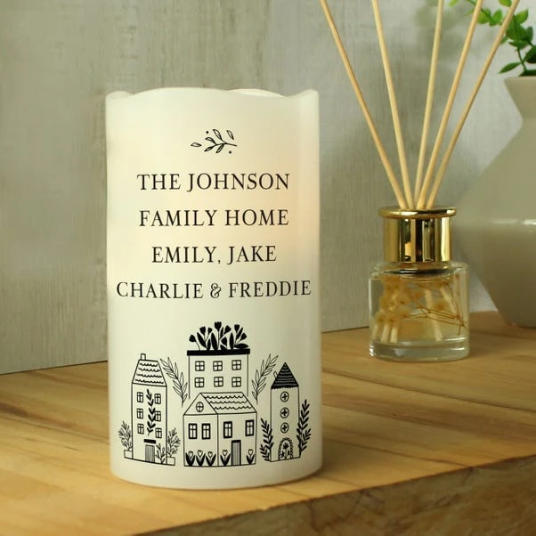 Personalised Home LED Candle 3 Personalised Home LED Candle