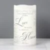 Personalised Love Makes A Home LED Candle 1 Personalised Love Makes A Home LED Candle -Home Luxe Studio 30878387