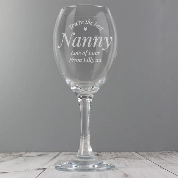 Personalised You Are The Best Wine Glass 5 Personalised You Are The Best Wine Glass - Image 3