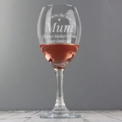 Personalised You Are The Best Wine Glass 10 Personalised You Are The Best Wine Glass -Home Luxe Studio 30878467 alt03