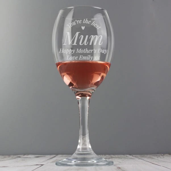 Personalised You Are The Best Wine Glass 6 Personalised You Are The Best Wine Glass - Image 4