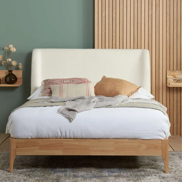 Halfden Wooden Bed Frame, Boucle 13 Halfden Wooden Bed Frame, Boucle - Image 11