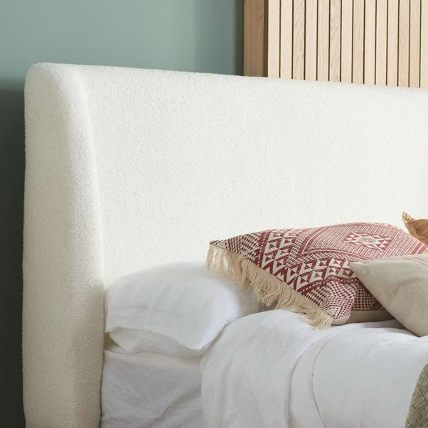 Halfden Wooden Bed Frame, Boucle 5 Halfden Wooden Bed Frame, Boucle - Image 3