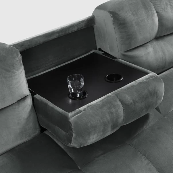 Margo Velvet With Storage Double Sofa Bed 11 Margo Velvet With Storage Double Sofa Bed - Image 9