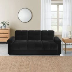 Margo Velvet With Storage Double Sofa Bed 32 Margo Velvet With Storage Double Sofa Bed -Home Luxe Studio 30879901