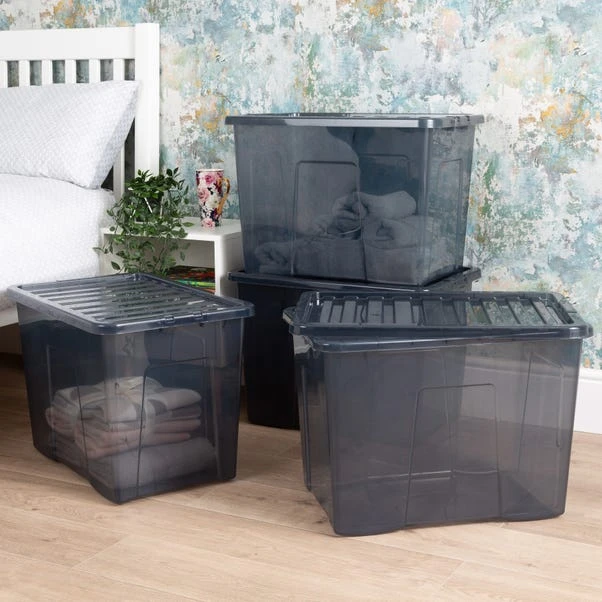 Wham Crystal Set Of 4 Storage Boxes & Lids 10 Wham Crystal Set Of 4 Storage Boxes & Lids - Image 8