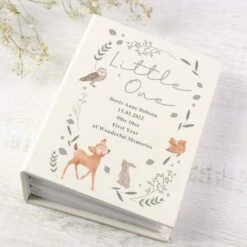 Personalised Woodland Animals Photo Album With Sleeves 12 Personalised Woodland Animals Photo Album With Sleeves -Home Luxe Studio 30880960 alt04