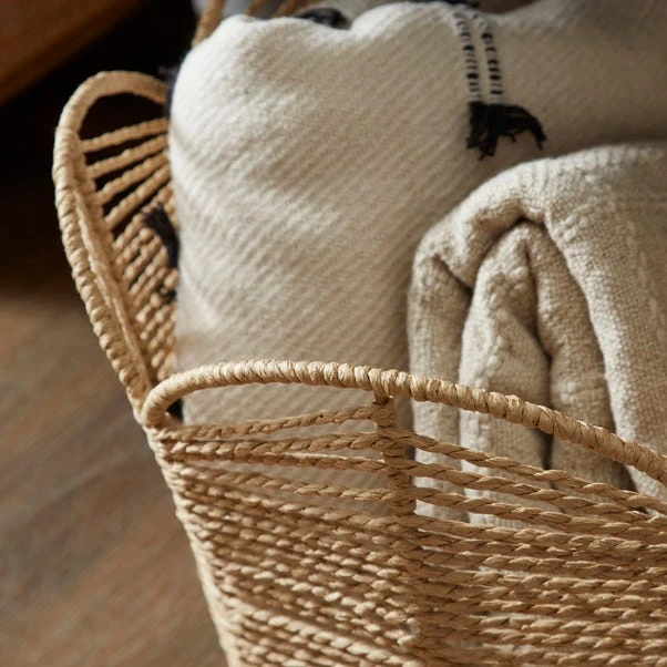 Set Of 2 Scalloped Paper Rope Baskets 4 Set Of 2 Scalloped Paper Rope Baskets - Image 2