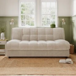 Emery Squish Soft Chenille Clic Clac Storage Sofa Bed