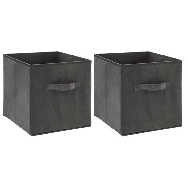 Mix And Modul Set Of 2 Velvet Cube Storage Boxes 3 Mix And Modul Set Of 2 Velvet Cube Storage Boxes