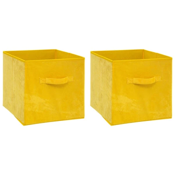Mix And Modul Set Of 2 Velvet Cube Storage Boxes 10 Mix And Modul Set Of 2 Velvet Cube Storage Boxes - Image 8