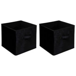 Mix And Modul Set Of 2 Velvet Cube Storage Boxes 17 Mix And Modul Set Of 2 Velvet Cube Storage Boxes -Home Luxe Studio 30885515