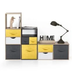 Mix And Modul Set Of 2 Velvet Cube Storage Boxes 19 Mix And Modul Set Of 2 Velvet Cube Storage Boxes -Home Luxe Studio 30885515 alt03
