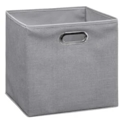 Mix And Modul Set Of 2 Linen Effect Cube Storage Boxes 26 Mix And Modul Set Of 2 Linen Effect Cube Storage Boxes -Home Luxe Studio 30885518 alt02