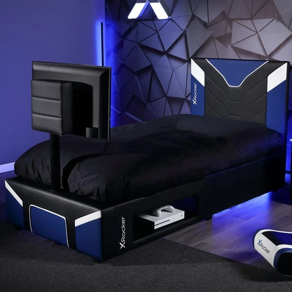 X Rocker Cerberus Twist TV Single Gaming Bed Frame 9 X Rocker Cerberus Twist TV Single Gaming Bed Frame - Image 7