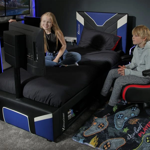 X Rocker Cerberus Twist TV Single Gaming Bed Frame 12 X Rocker Cerberus Twist TV Single Gaming Bed Frame - Image 10