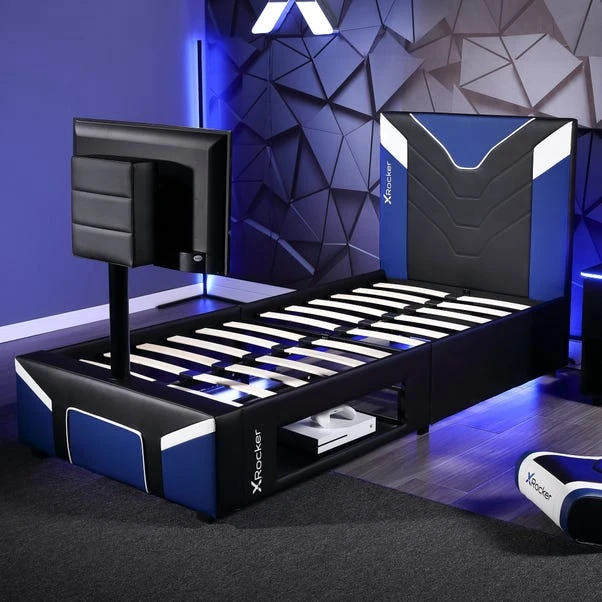 X Rocker Cerberus Twist TV Single Gaming Bed Frame 15 X Rocker Cerberus Twist TV Single Gaming Bed Frame - Image 13