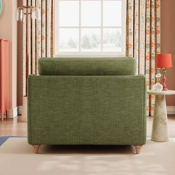 Hattie Slub Faux Linen Snuggle Sofa 14 Hattie Slub Faux Linen Snuggle Sofa - Image 12