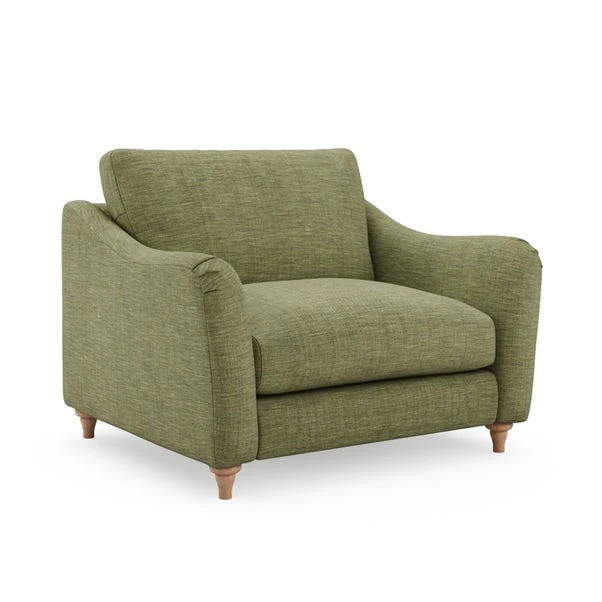 Hattie Slub Faux Linen Snuggle Sofa 17 Hattie Slub Faux Linen Snuggle Sofa - Image 15