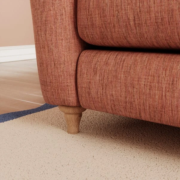 Hattie Slub Faux Linen Snuggle Sofa 6 Hattie Slub Faux Linen Snuggle Sofa - Image 4