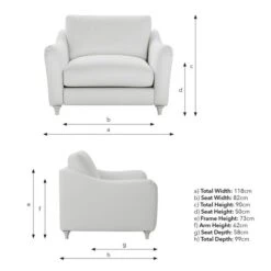 Hattie Slub Faux Linen Snuggle Sofa 30 Hattie Slub Faux Linen Snuggle Sofa -Home Luxe Studio 30886143 alt09