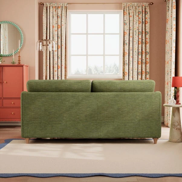 Hattie Slub Faux Linen 3 Seater Sofa 14 Hattie Slub Faux Linen 3 Seater Sofa - Image 12