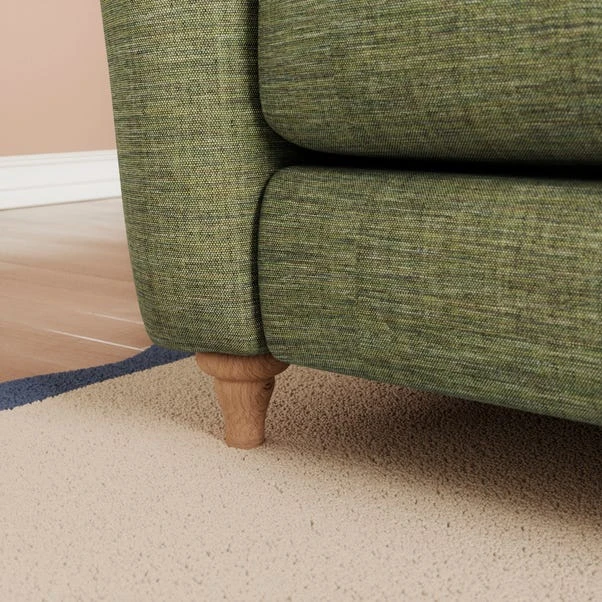 Hattie Slub Faux Linen 3 Seater Sofa 15 Hattie Slub Faux Linen 3 Seater Sofa - Image 13