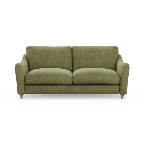 Hattie Slub Faux Linen 3 Seater Sofa 18 Hattie Slub Faux Linen 3 Seater Sofa - Image 16
