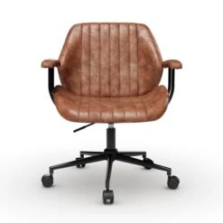 Clement Faux Leather Office Chair 32 Clement Faux Leather Office Chair -Home Luxe Studio 30886352 alt06