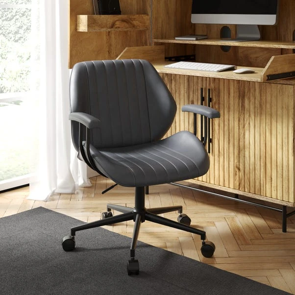 Clement Faux Leather Office Chair 3 Clement Faux Leather Office Chair