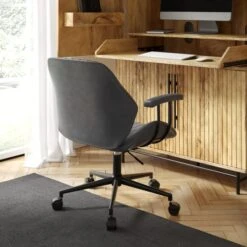 Clement Faux Leather Office Chair 19 Clement Faux Leather Office Chair -Home Luxe Studio 30886353 alt01