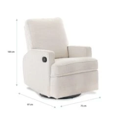Obaby Madison Swivel Glider Recliner Chair 30 Obaby Madison Swivel Glider Recliner Chair -Home Luxe Studio 30886585 alt05