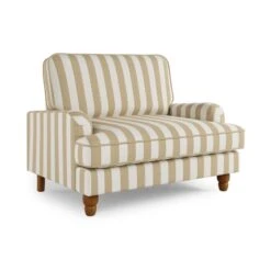 Beatrice Woven Stripe Snuggle Chair -Home Luxe Studio 30887227 alt04