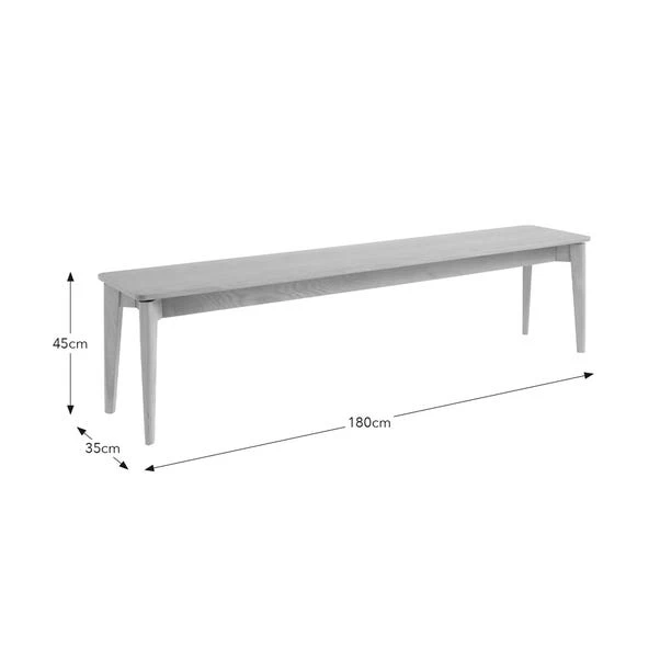 Hudson 2-3 Seater Dining Bench 8 Hudson 2-3 Seater Dining Bench - Image 6