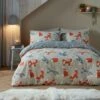 Fusion Snug Foraging Fox Natural Duvet Cover And Pillowcase Set 2 Fusion Snug Foraging Fox Natural Duvet Cover And Pillowcase Set -Home Luxe Studio 30888679