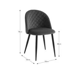 Astrid Dining Chair, Velvet -Home Luxe Studio 30888812 alt09