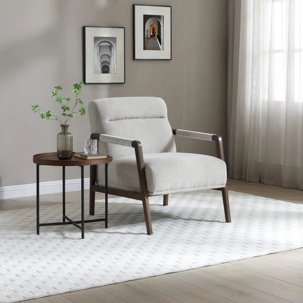 Myla Chenille Natural Accent Chair 3 Myla Chenille Natural Accent Chair