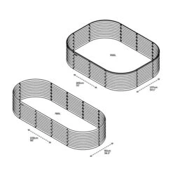 VegTrug VegTub Modular Metal Raised Bed Kit 13 VegTrug VegTub Modular Metal Raised Bed Kit -Home Luxe Studio 30890329 alt05