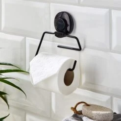 Wire Suction Toilet Roll Holder -Home Luxe Studio 30890522