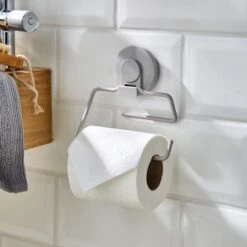 Wire Suction Toilet Roll Holder -Home Luxe Studio 30890523