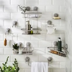 Wire Suction Toilet Roll Holder -Home Luxe Studio 30890523 alt09