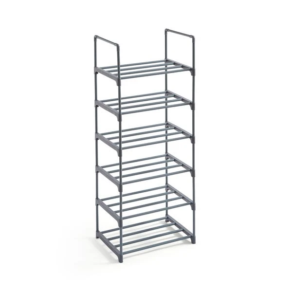 6 Tier Plastic Shoe Rack 8 6 Tier Plastic Shoe Rack - Image 6