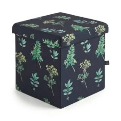 Marsh Botanical Cube Ottoman 7 Marsh Botanical Cube Ottoman -Home Luxe Studio 30890630 alt03