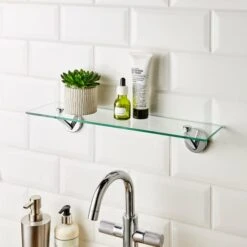Lincoln Glass Shelf -Home Luxe Studio 30890778