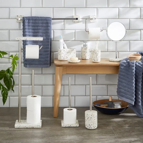 Terrazzo Natural Toilet Roll Stand 6 Terrazzo Natural Toilet Roll Stand - Image 4