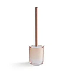 Ombre Apricot Glass Toilet Brush 9 Ombre Apricot Glass Toilet Brush -Home Luxe Studio 30890974 alt02