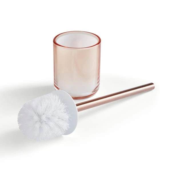 Ombre Apricot Glass Toilet Brush 6 Ombre Apricot Glass Toilet Brush - Image 4